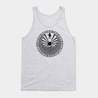 Man in the Maze [black] Tank Top